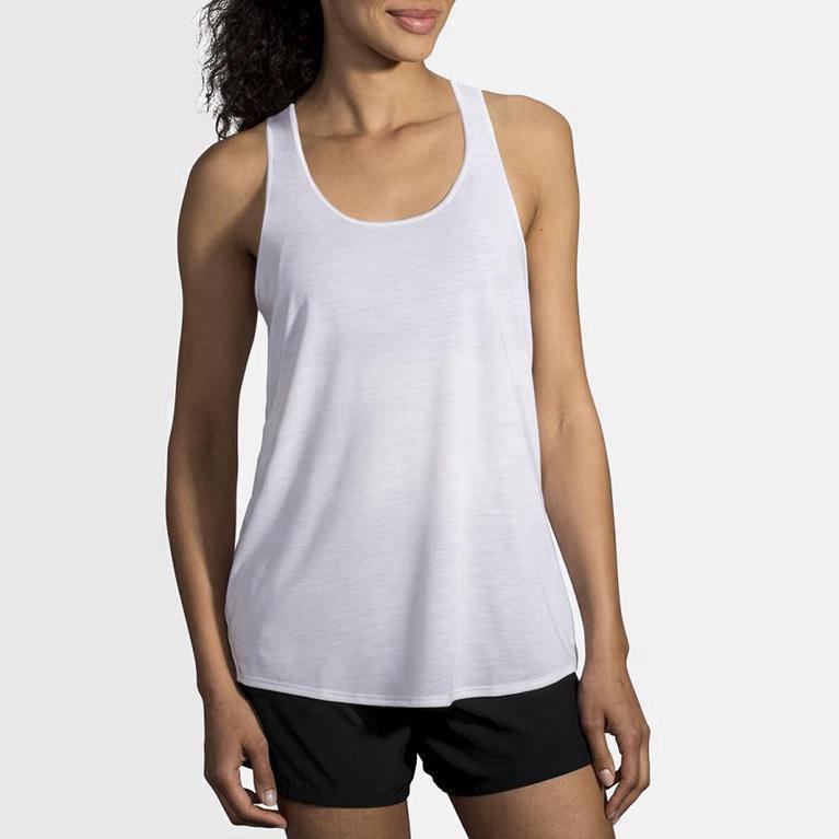 Brooks Distance - Camiseta Sin Mangas Mujer - Blancas (JR7568491)